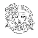Name "Nina" tattoo design idea