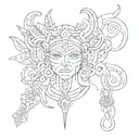 Taíno tattoo design idea