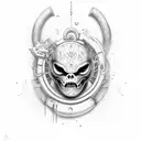 heartbeat sparta tattoo design idea