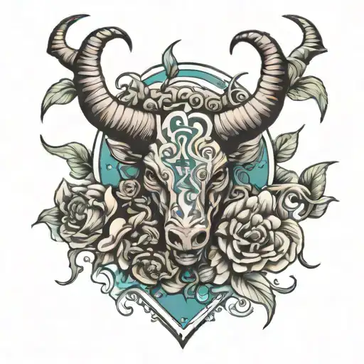 Taurus and Scorpio  tattoo design idea