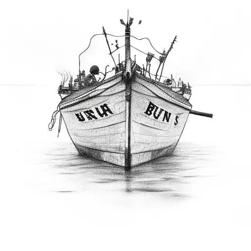 burn the boats tattoo design idea