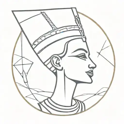 NEFERTITI tattoo design idea