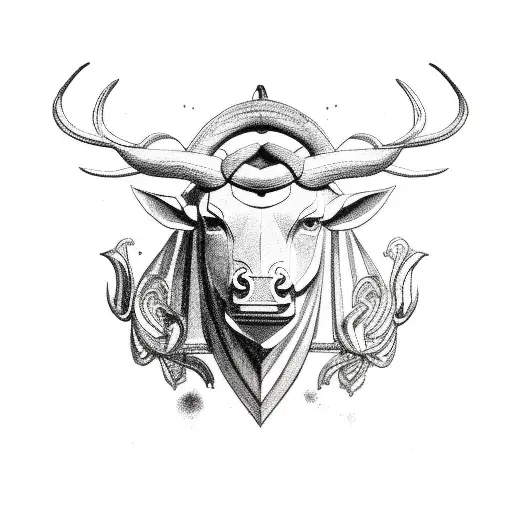 taurus tattoo design idea
