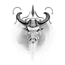 taurus tattoo design idea