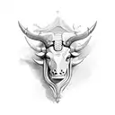 taurus tattoo design idea