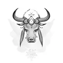 taurus tattoo design idea
