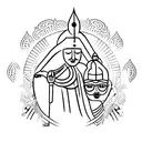 my name is Srujan, my Wife's name is Swagatika, Son's Samarth help me design something to represent all this in Sanskrit tattoo design idea