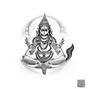 Bhagavathi Devi tattoo design idea