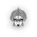 Bhagavathi Devi tattoo design idea