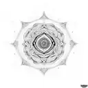 mandala patterns of Bhagavathi Devi tattoo design idea