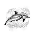 Dolphin tattoo design idea