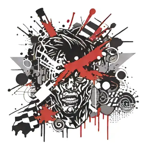 abyss juice wrld  tattoo design idea