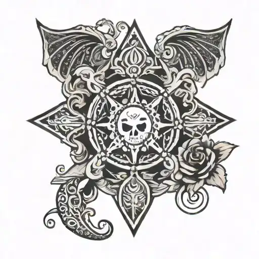 patch work goth style nipple tattoo design tattoo design idea