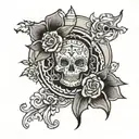 patch work goth style nipple tattoo design tattoo design idea