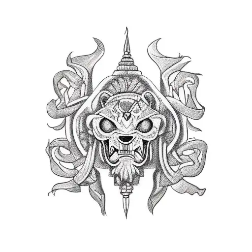 Muay Thai and bjj tattoo design idea