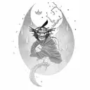 Itachi on a pole  tattoo design idea