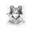 Itachi on a pole  tattoo design idea