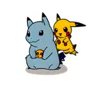 pikachu squirtle charmander bulbasaur tattoo design idea