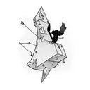 climbing tattoo design idea