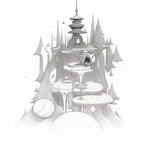 adventure time tattoo design idea