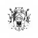 adventure time tattoo design idea