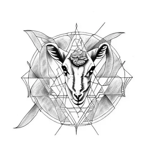 lamb of God tattoo design idea