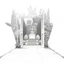 graves into gardens tattoo design idea