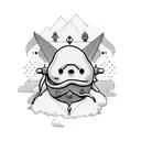 adventure time  tattoo design idea