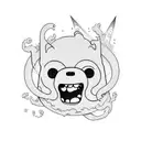 adventure time  tattoo design idea