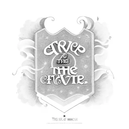 Give thanks to the Lord for He is good, His love endures forever tattoo design idea