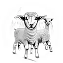 Worthy is the Lamb who was slain tattoo design idea