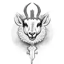 Worthy is the Lamb who was slain tattoo design idea
