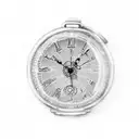 pocket watch half open, leaking fog tattoo design idea