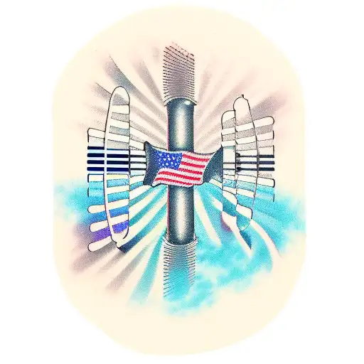 piano keys dna tattoo design idea