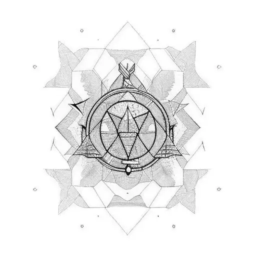 trust the process tattoo design idea