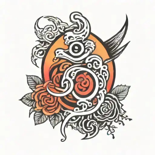 blink 182 logo tattoo design idea