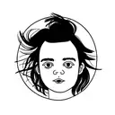 A fineline tattoo based on the song "Matilda" by Harry Styles tattoo design idea