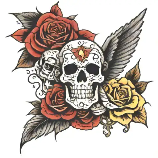 avenged sevenfold a little piece of heaven tattoo design idea