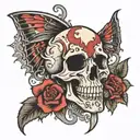 avenged sevenfold a little piece of heaven tattoo design idea