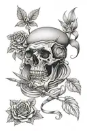 culinary tattoo design idea