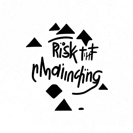 Risk Nothing, Gain Nothing tattoo design idea