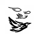 icarus falling tattoo design idea