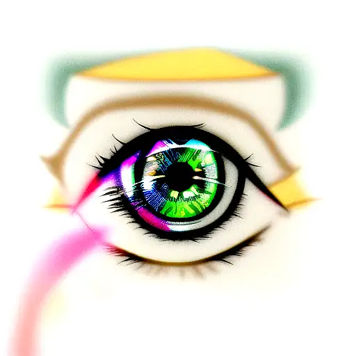 Japanese Zoro With Purple Eye Tattoo Idea - BlackInk AI