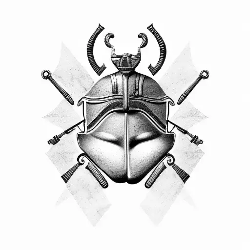 egyptian hieroglyphics tattoo design idea