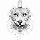 Certainly, here's a simplified breakdown of the tattoo concept:  **Right Shoulder and Upper Arm**:  - Imagine a beautifu tattoo design idea