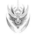 Certainly, here's a simplified breakdown of the tattoo concept:  **Right Shoulder and Upper Arm**:  - Imagine a beautifu tattoo design idea