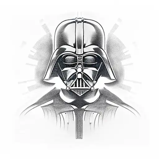 darth vader tattoo design idea
