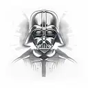 darth vader tattoo design idea