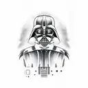 darth vader tattoo design idea