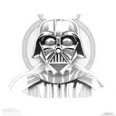 darth vader tattoo design idea